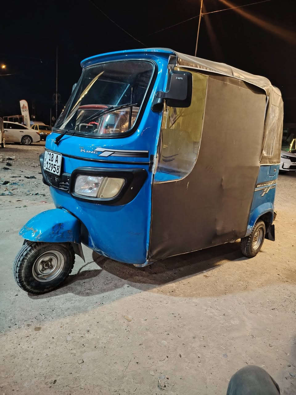 سلام عليكم للبيع تكتك تي فيس موديل2022شهر10تكتك كشر ومحرك واكسل خير من الله تكتك مال جناي تخم تاير ادامه جديده الف واحد متخلي عليها لشارع كبل رقم بابل انكليزي هزه جديده بسمي شرط تحويل عقد مروري بنفس الحضه سعرها6650وبيه مجال للطيبين مكان تكتك بغداد المحموديه ***********/***********
