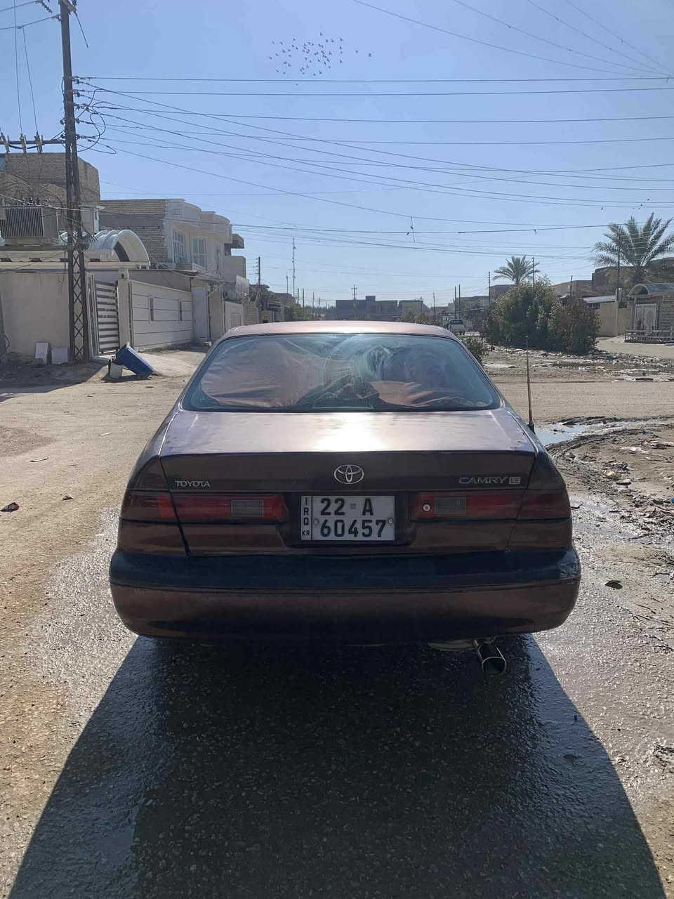 السلام عليكم للبيع كامري موديل 2002 سياره جاهزه كير مكينه حداديه تبريد كفاله سياره جاهزه ماعوزه لو ربع حادثه جاملغ خلفي فقط ومصبوغ الباقي سياره مكفوله من الحادث والصبغ  فقط بيه جرادات داخل عسلي  رقم أربيل وكاله بسمي تريد تحويل تريد وكاله   محرك مامفتوح ولا تنقيص ولا تبخير مكفول  السعر ٧٢ وبيه مجال مكاني بابل المحاويل هاذه رقمي ***********
