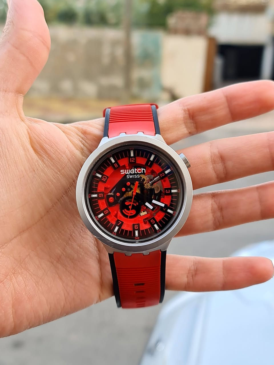 رجعت وتوفرت من جديد بلون مختلف ومميز!

🔥 SWATCH BIG BOLD – RED EDITION 🔥
الجرأة لها اسم… والأحمر عنوانها
⌚ المواصفات:

مستعملة بحالة الوكالة 👌👌

 ستانلس ستيل أصلية – فخامة وقوة (ليست بلاستيك).

حجم 47mm حضور قوي على المعصم لعشّاق الساعات الجريئة.

سوار ربر أحمر مريح وعصري 🔴

تصميم Big Bold أيقوني ولافت.

عقارب وأرقام واضحة.

📩 للاستفسار والمراسلة الخاص او 0795472588

✨️يرجى متابعة الصفحه لكي يوصلكم كل ما هو جديد ✨️⌚️


**إذا كنت صاحب هذا الإعلان وتريد حذفه لأي سبب، رجاءا أرسل رسالة إلى الدعم الفني**
