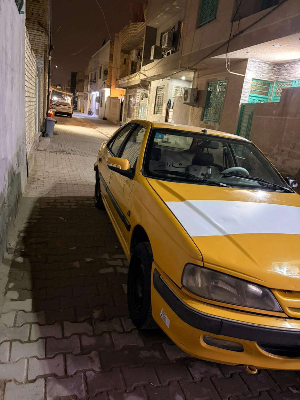 بيجو بارص 15.  السيارة نضيفة شوفة عينكم تجي تفحص وتشوف التبريد خير من الله وتبريد البارص معروف ثلاجة السيارة مال بيت وعليهة ادامة كاملة بيهة ضربة بلجاملغ الخلفي ومرجعيهة   وبيهة الجاملغ الامامي بجهت السايق مبدل  مكاني بغداد الشعلة ***********
