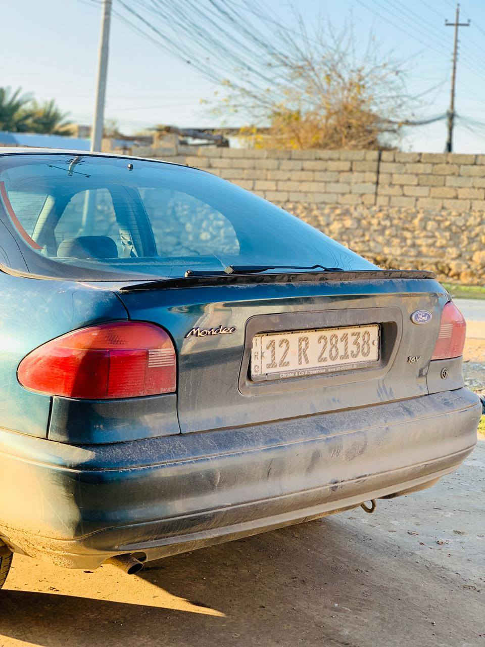 السلام عليكم 
فورد مونديو موديل ٩٤ لون زيتوني مصبوغة جمالية. صدر جديد تايرات جديد كلشي شغال تبريد نقص بوري. سنوية لغاية ٢٩ شرعي موجود تحويل وليس وكالة كابون ورقي بعد التحويل كابون ازرق. السعر 42ورقة وبيها مجال:للتواصل ***********
العنوان: جنوب الموصل قرية اصفية
