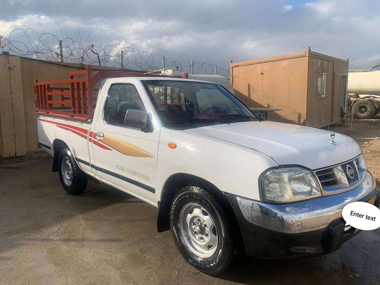 نیسان پیکاب ٢٠٠٨ 
٥پارچە ڕەش لەسە ر ساخی 
کامل مە سەرفی کراوە
٤تایە ی لۆکی تازە بۆ بەستراوە 
مه کین و گێڕ وئەکسلی بە شەرت
٨٥ گلا
*********** السليمانية, العراق
