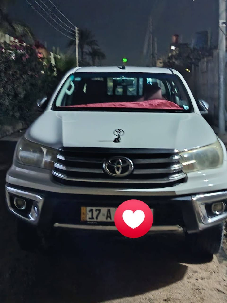 لسلام عليكم
تيوتا هايلوكس موديل 16 كير عادي رقم مثنى
سياره مكفوله من كليش بس ضربه صغيره بل باب مال سائق سياره نضيفه وحلوه سعر 223 وبيه مجال
ترهم مراوس ب 20او21 او22 او 23او 24 وازيده 
رقم ***********او ***********
