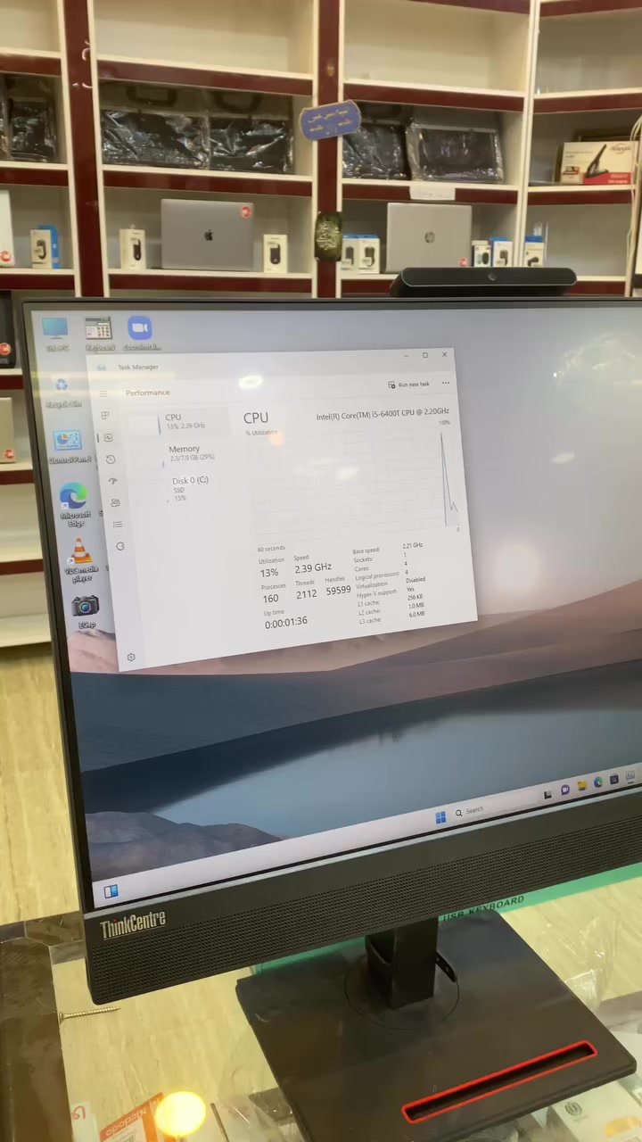 لينوفو ثنك سنتر 
All in one 

المواصفات :

CPU : i5 6400T 
RAM : 8 GB 
HARD : 256 SSD 

حجم الشاشة ٢٤ إنج لمس 
مناسبة جداً للكاشير و الاعمال المكتبية و بقية الاشياء 

ودقة الالوان اكيد ips

و عليها اكيد عرض رمضاااني 

السعر السابق 
٥٧٥ الف 

السعر الحالي 
٥٠٠ الف 

حياكم الله بكل وقت 

العنوان :
ذي قار - قضاء النصر - مجمع بيت نغيمش -مجاور كرزات النصر - داخل مكتبة أحمد


**إذا كنت صاحب هذا الإعلان وتريد حذفه لأي سبب، رجاءا أرسل رسالة إلى الدعم الفني**