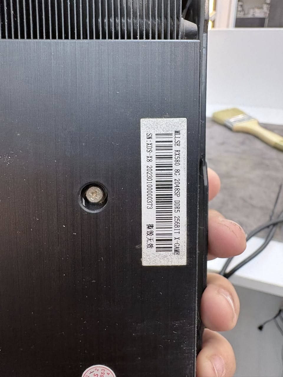 Rx580 مستخدم بدون كارتون
حرارة 66-68

سعر 50 
توصيل موجود


**إذا كنت صاحب هذا الإعلان وتريد حذفه لأي سبب، رجاءا أرسل رسالة إلى الدعم الفني**