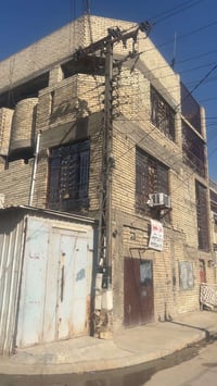 بيت ركن طابو صرف المساحه 100 متر مربع واجه 10 ونزال 10 البناء حديث الع...