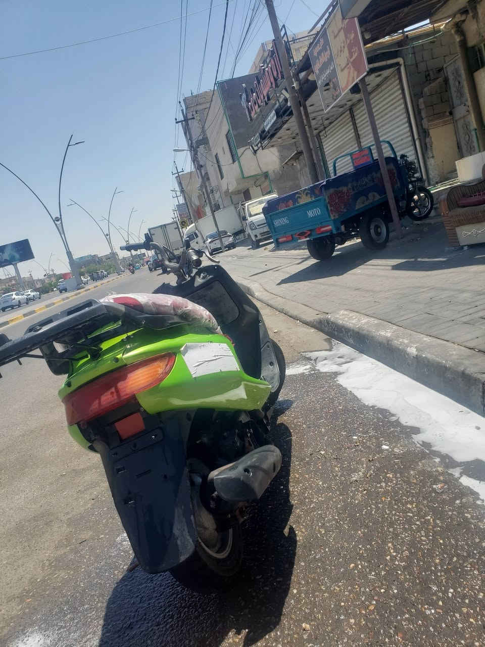 فراشه للبيع بسعر 165 وبيها مجال دراجه نضيفه هندر واحد تشتغل فقط بيها الخير للتواصل واتساب ***********
