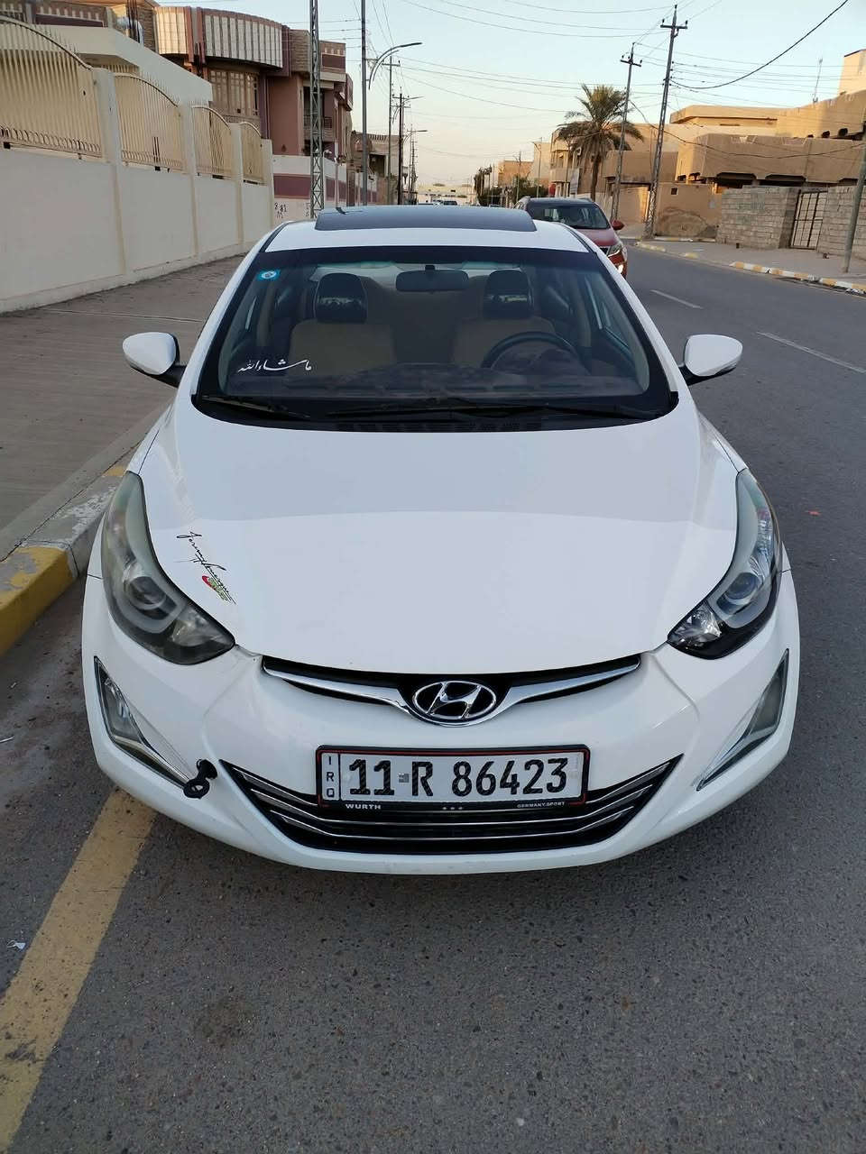 النترا 2015 خليجي رقم بغداد الجديد سنويه وهزه 
تحويل ثاني يوم شرط اكاتبك عقد مروري ويه صاحبه الشرعي
بيها قطعه وحده صبغ جاملغ الأمامي بدون دواخل أثر طخه بسيطه وعندي صور الطخه

مكينه 1800 دوش المرغوب لا تنقيص ولا بخار ولا صرف
كير at المرغوب
مواصفات فول عدا البصمه

تبريد شغال تخم تاير جديد صدر جديد
السعر 128 وبيها مجال للشراي
***********
مكان السياره فلوجه
