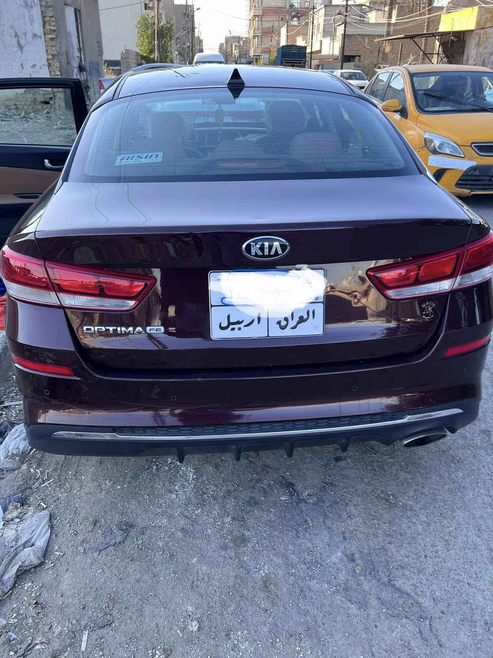 للبيع
كيا اوبتما 2019 موديل FE امريكي
حادث دعامية 
بدون ايرباك بدون دواخل
صبغ جاملغ وبنيد وباب السكن مرشوش كلير 
صورة الحادث ورقم الشاصي مرفق
وبيها بالعراق حادث بالدعامية الخلفية خفيف مصلح فايبر كلاس
وبيها تكحيلات بسبب شخوط مفتعلة 
ماشية 95 الف ميل
رقم اربيل 
سنوية 2026 
بإسم شركة تحويل بأي وقت يعجبك
المكان بغداد - بغداد الجديدة
سيارة نظيفة وحلوة 
السعر 140 وبي مجال للشراي
للإستفسار خاص او على الرقم
***********
