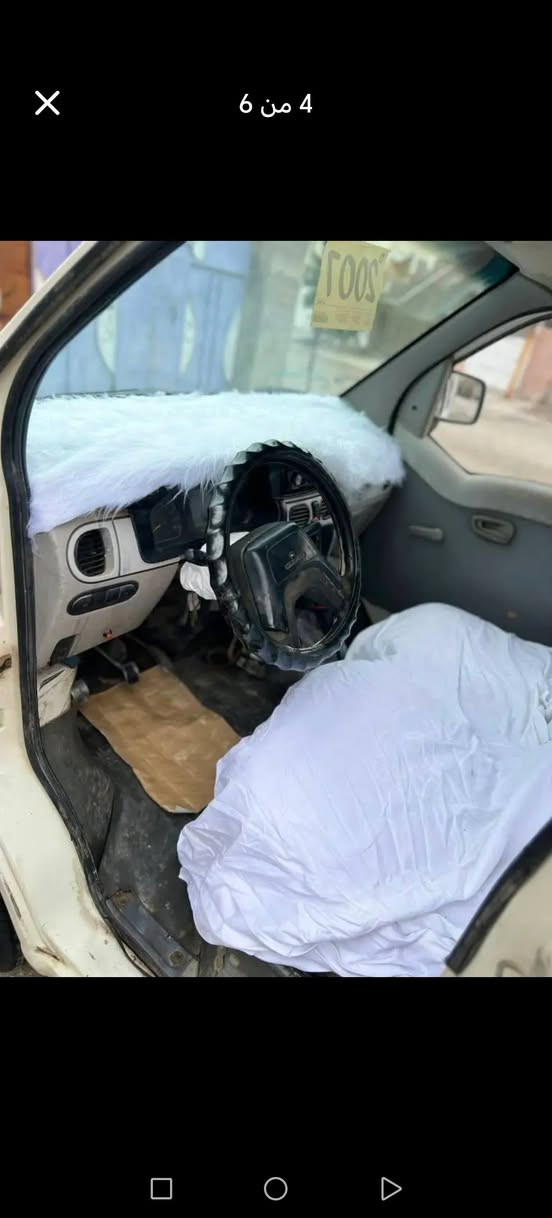 بيكاب هانفي موديل 2007 مكفوله كفاله عامه كير مكينه اكسل بشرط اي نقص مابي شاصي معمر تعمير فول منفيس اصلي سياره بلادي سعر18 بيها مجال قليل مكانها  كركوك ***********
