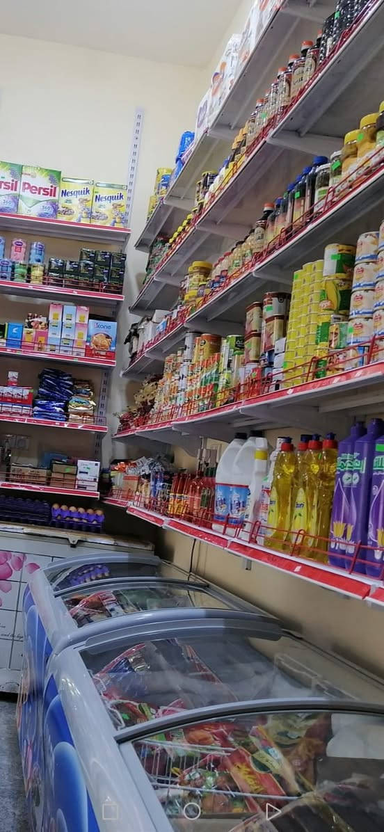 السلام عليكم
يتوفر  اسواق كامله 
1_سفينه
2_مجمدات 2
3_عارضات ببسي 3
4_سبالت 2
5_سستم كامرات مع بلازمه 
6_واجهيات جام 6متر
7_رفوف تركيه 45 رف
8_ميز متر 5 طوابق 
9_عارضات اجباس5 
10_ميز مكتب مع ميزان الكتروني
11_بنكات2
12_بلوجكتر كبير 3 
علماً المحل بي سلعه السعر 7 ملايين 
العنوان ياسين خريبط للاستفسار 
الاتصال على ***********
