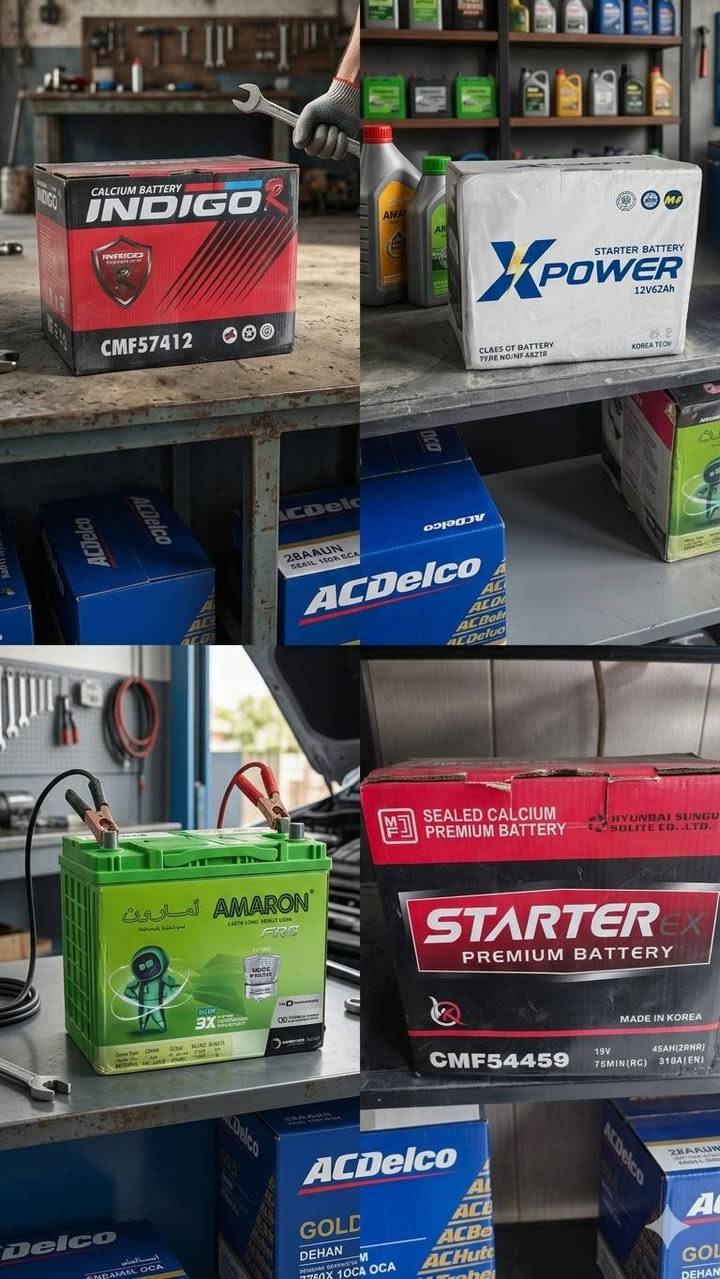 ‏🚗🔋 متوفر لدينا جميع أنواع الإطارات والبطاريات لمختلف السيارات وبأفضل الأسعار.
‏
‏✅ جودة مضمونة
‏✅ ضمان قوي للاطارات و البطاريات
‏✅ خدمة متواصلة 24 ساعة يومياً طوال أيام الأسبوع
‏✅ يتوفر لدينا دفع إلكتروني بماستر كارد
‏✅ خدمة توصيل
‏
‏📞 للتواصل / واتساب ( *********** )
‏
‏📍 الموقع: مجمع مشن�
‏
