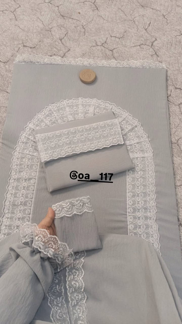 ﴿لَئِنْ شَكَرْتُمْ لَأَزِيدَنَّكُمْ﴾
سجادة صلاة مع جادر صلاة🤍
تفاصيل دانتيل ناعمة ✨
طقم متكامل يشرح القلب ويزيد خشوعك 🌿
✨ مناسبة للاقتناء أو كهدية راقية
✨ خامة ناعمة ومريحة
📩 للطلب والاستفسار دايركت
📦 متوفر حسب الطلب
السعر 25
#سجادة_صلاة
#طقم_صلاة
#هدايا_دينية
#سجادتي_أجمل


**إذا كنت صاحب هذا الإعلان وتريد حذفه لأي سبب، رجاءا أرسل رسالة إلى الدعم الفني**