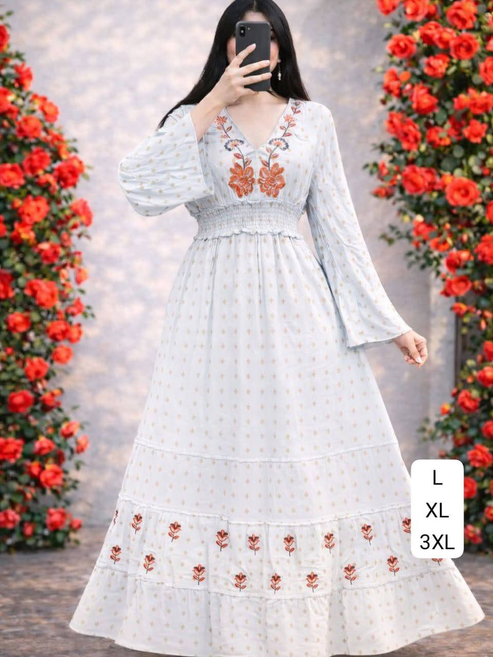 الموسم الصيفي 2026 ويانا شي مختلف 
فستان نفنوف كشمير گويتي موديل 
ولا غلطة درجة اولى فوووول ليكره
يرهم للمناسبات للطلعات للبيت😘😘😘
القياسات L. XL. 2XL. 3XL
تلبس لغاية وزن 110 
السعر30,000الف فقط
يوجد جملة ومفرد سارعوا بالحجز قبل
نفاذ الگمية بدون تگرار ⛔⛔⛔
‏‪0771 058 0211‬‏ واتساب✅
التوصيل السريع 5000الف ✅🚀⌛
