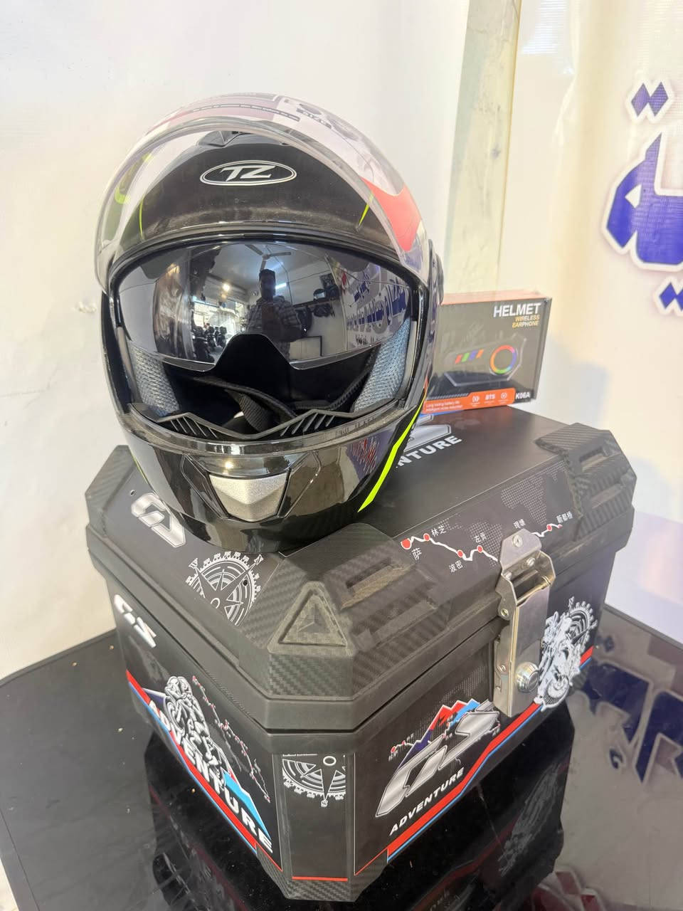 سلام عليكم 
عرض خاص بمناسبه شهر رمضان الكريم 
جنطه نوعيه ممتازه مع خوذه فج قلاب وبيها مناظر داخليه 
مع سماعه بلوثوث كل هذا السعر60 الف دينار السعر ثابت 
آخر 10 بقت عنوان بغداد فضوه عرب *********** بغداد, العراق
