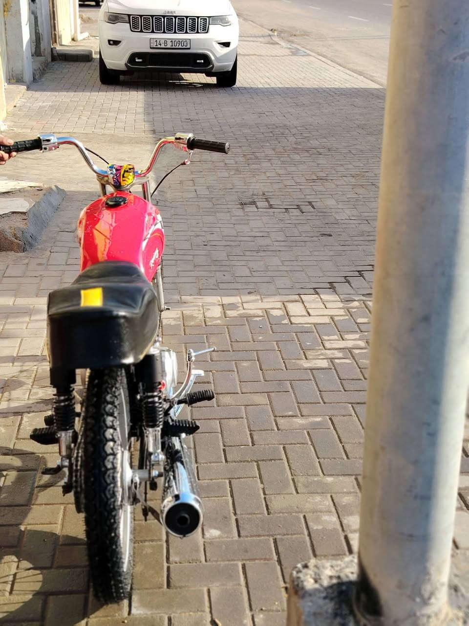 دراجه البيع  ايراني سعره ٦٥٠ وبيه مجال الإتصال *********** واتساب وشريحه
