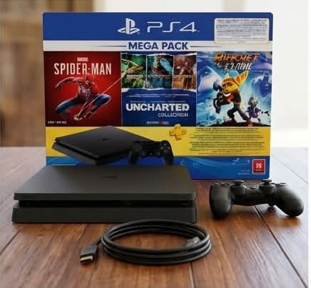 جهاز ps4 اونلاين online استعمال بسيط المساحه 500
جيجا بايت GB

مع الجوستك الأصلي HD مع حساب ps4جديد يكون بأسم المشتري مع كيبل التشغيل الخاص فقط قاعده القرص لازم أتخلي الجهاز وضع سكون يله تقره القرص المكان بغداد /حي الجهاد الجهاز مع العلبه الاصليه للتواصل على الرقم أو الواتساب مع قرص رينبو 6 ووج دوج 

***********

السعر 200،000 الف وبي مجال
