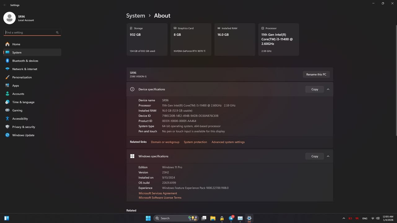 السلام عليكم

تجميعة PC

 🛑🛑 للبيع فقط 🛑🛑

CPU: i5 11400 + Aerocool Gas Chamber Cooler

RAM: Ballistix RGB 16GB 3200Mhz 8x2

GPU: Inno3D RTX 3070 Ti

Motherboard: Gigabyte Z590 Vision G White

 PSU: Gigabyte Aorus AP750GM 750W

SSD: WD Blue 1TB NVMe 2000MB read/write

Case: Xigmatek 4 RGB Fans

سبب البيع مااحتاجهة ومتروكة فترة كبيرة

ضمان على كل القطع. الكراتين مموجودات

السعر: 875 الف مجالهة بسيط

العنوان بغداد العطيفية

الشراي يتصل على الرقم

***********
