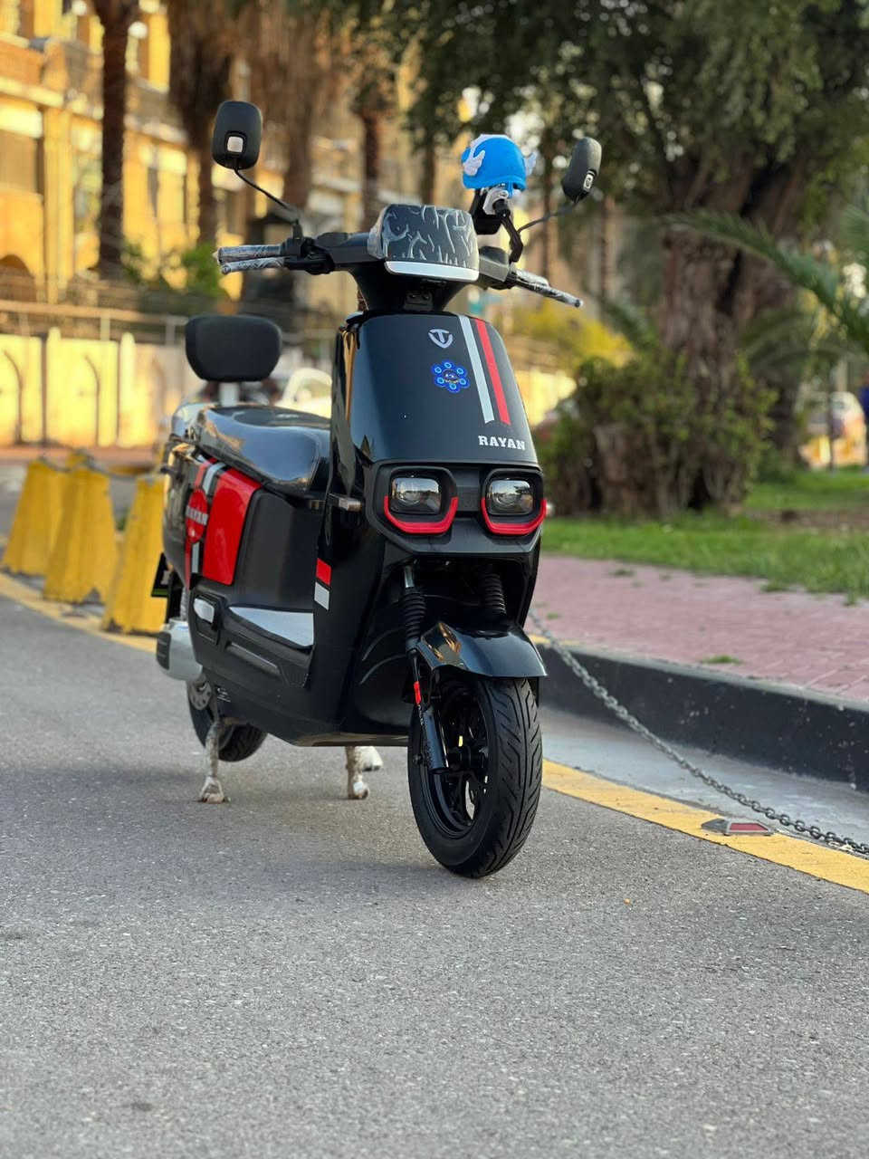 سلام عليكم شياب دراجه شحن البيع نوع الريان  ام  عيون دراجه زيرو زيرو غير مستخدم ابد  ممستخدمه ولا مره وصل شراء موجود بارحه اخذتها وضفت الها هذن غراض بسيطه يعني تاخذها مني بعتبار مآخذها من معرض  دراجه زلغ مابيها كفاله عامه اي نقص مابيها كلها كامله وجاهزه /مواصفاتها👇

بطاريات عدد (6) كبار دبل 🦾
النوعيه 🪬(الريان/ RAYAN)🪬🧿
3سرعات 🪬
تحمل شخصين🫂
تشغيل  نضامين بصمه او سويج🥇
سرعه الدراجه60🧿🪬
تتحمل وزن عالي جدا🏋🏻‍♀️
نضام  تشغيل عن بعد🤺✅
نضام السرقه 🥷🏻🏃🏻‍♂️
تمشيك (50) كيلو✈️
لون الدراجه مميز كلش
بصمات 2❇️
سويجات 2🛜
كلوب لد ابيض عالي ناصي🔦💕
استان صفح🔆
استان تعليك 🔱
نضامRD
اي استفسار اتصال ✅👇

***********

مكاني بغداد
