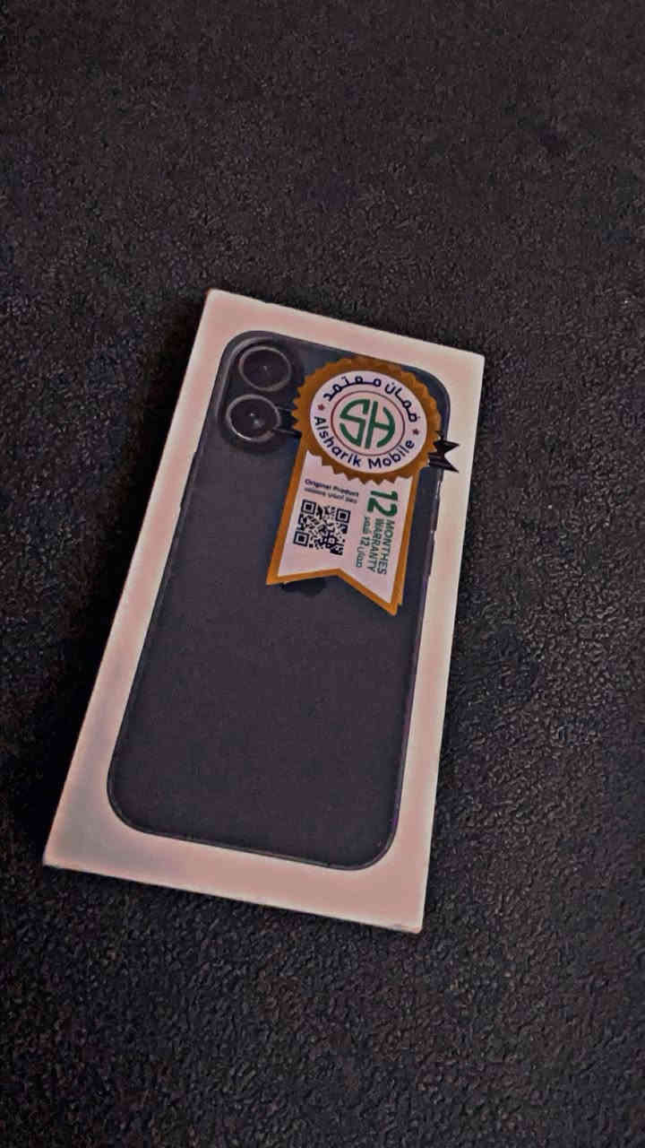 ايفون 16عادي ذاكره 128بطاريه 95%‎جهاز اخو جديد زلغ واحد مابي وتر بروف جهاز بمعنه كلامه نضيف هوه جديد سوه عربي شرق اوسط ماستر اصلي لا مفتوح ولا مصلح ملحقات كامله 
سعر 925الف قفله من الاخير 
بغداد البنوك 
***********
