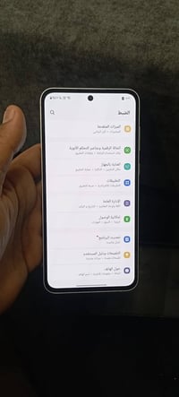 موبايل كلكسي A55. 5g جهاز جديد طك كارتون اقل شهر مع كارتونه وكامل ملحق...