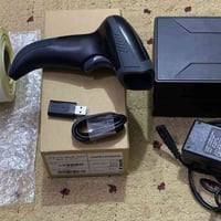 طابعة ليبل و قارئ باركود ورق ليبل حجم 100*100 للبيع كله جديد مامستعمل ...