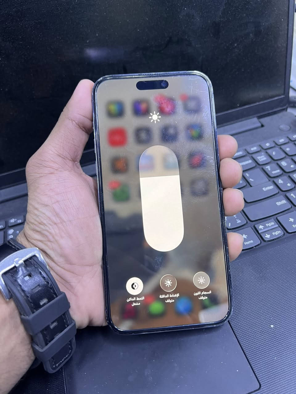 14برو ماكس فقط مبدل بطاريه شاشه اصليه مامبدله بي شخوط بسيطه بل كلاس ونظيف مال جناي السعر525 بي مجال بسيط 
للاستفسار ***********
