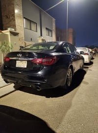 انفنتي q50 2018 ماشيه 84 الف ميل وراد امريكي ضرر جاملغ خلفي عكس السايق...