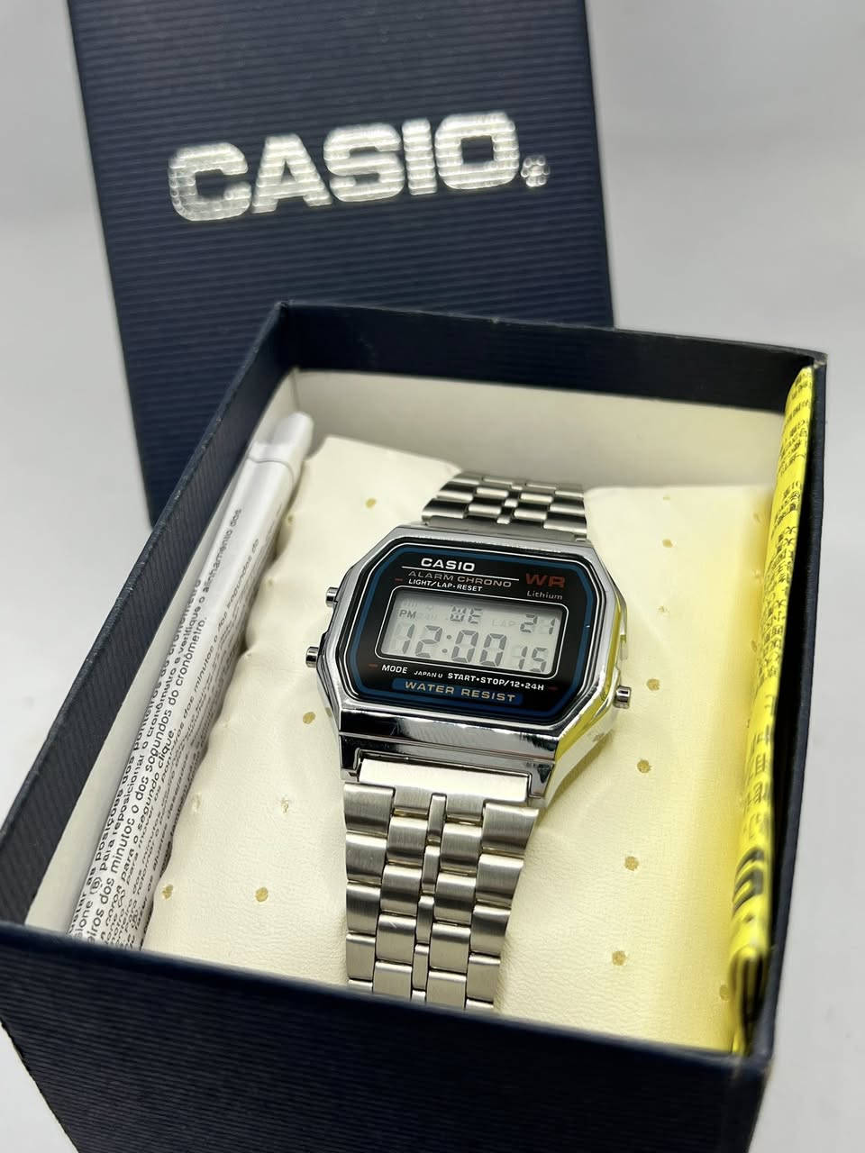 كاسيو ياباني
كامل ملحقات 

•     منبه (Alarm)
• ستوب ووتش 1/100 ثانية
• إضاءة LED
• مقاومة ماء 
• سوار ستانلس ستيل  

السعر 25 الف د.ع


**إذا كنت صاحب هذا الإعلان وتريد حذفه لأي سبب، رجاءا أرسل رسالة إلى الدعم الفني**