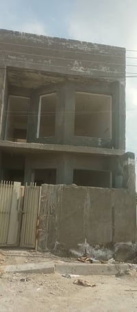 بيتين للبيع مساحه الواحد 100 متر زراعي ملك صرف 25 إقرار محكمه واجها 5×...