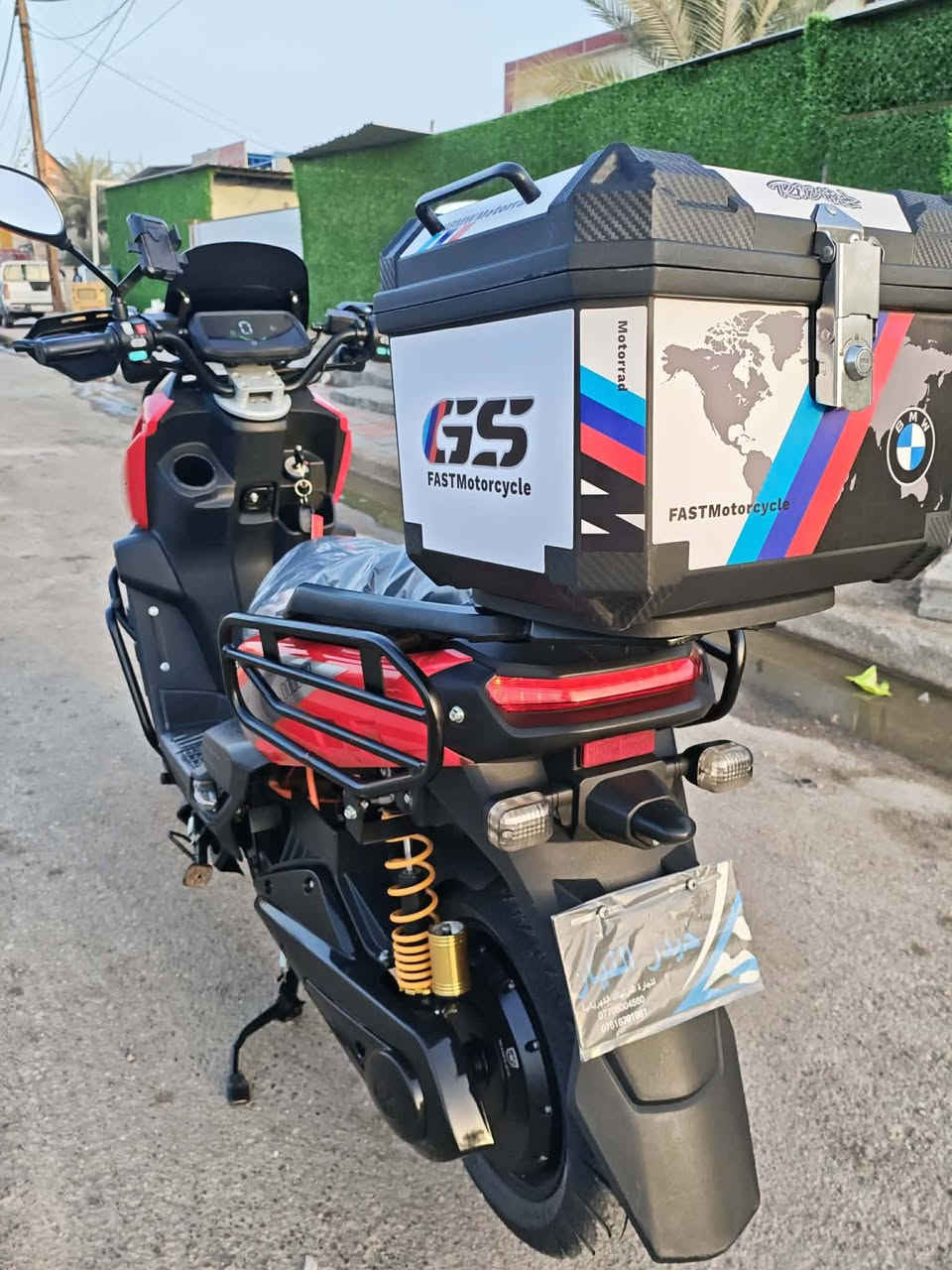 سلام عليكم دراجه اباجي جديده.معنه كلمه  استعمال شهرين
بطاريات مصطره شرط لفحص
موديل2025 
مكاني فلوجه
رقم ***********
