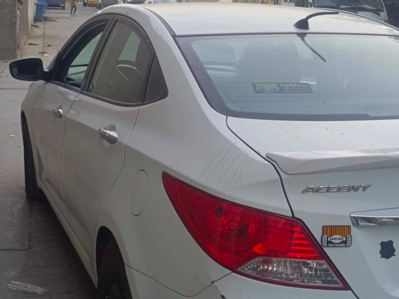 اكسنت موديل ٢٠١٥ خليجي 
رقم بغداد انكليزي
 سنوية ٢٠٢٩
 حادث باب خلفي  مصلح
  محرك ١٤٠٠
مكاني بغداد مدينة الصدر
 للاستفسار أكثر
***********
غير متواجد بالفيس
