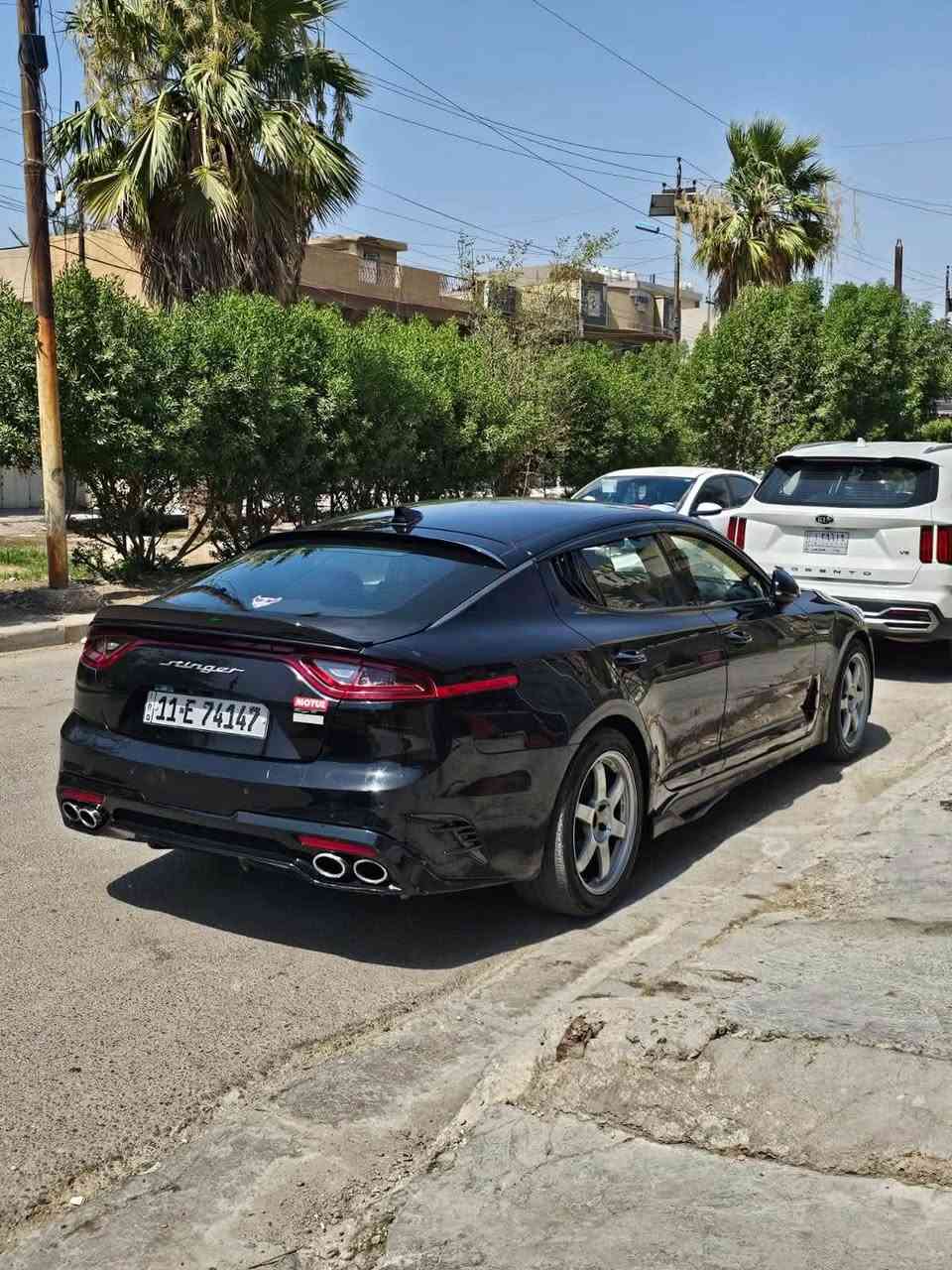 كيا ستنكر 2018 ماشيه 84الف ميل مواصفات ال GT1 حادثها بنيد فقط
بصمه 
تدفئه كشنات 
تحكمات ستيرن 
شاشه 
5 مودات قياده
شفتات 
مري شفط 
رادار 
كشنات جلد 
لد امامي خلفي 
كامره دواره 
عليها دبات وتفريغ
***********
