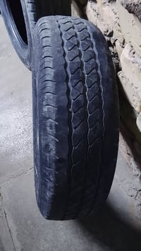 3 تايرات مال هايسه هايكر شيري 14 راكب قياس R16/195/75 النضافة 80%  الس...