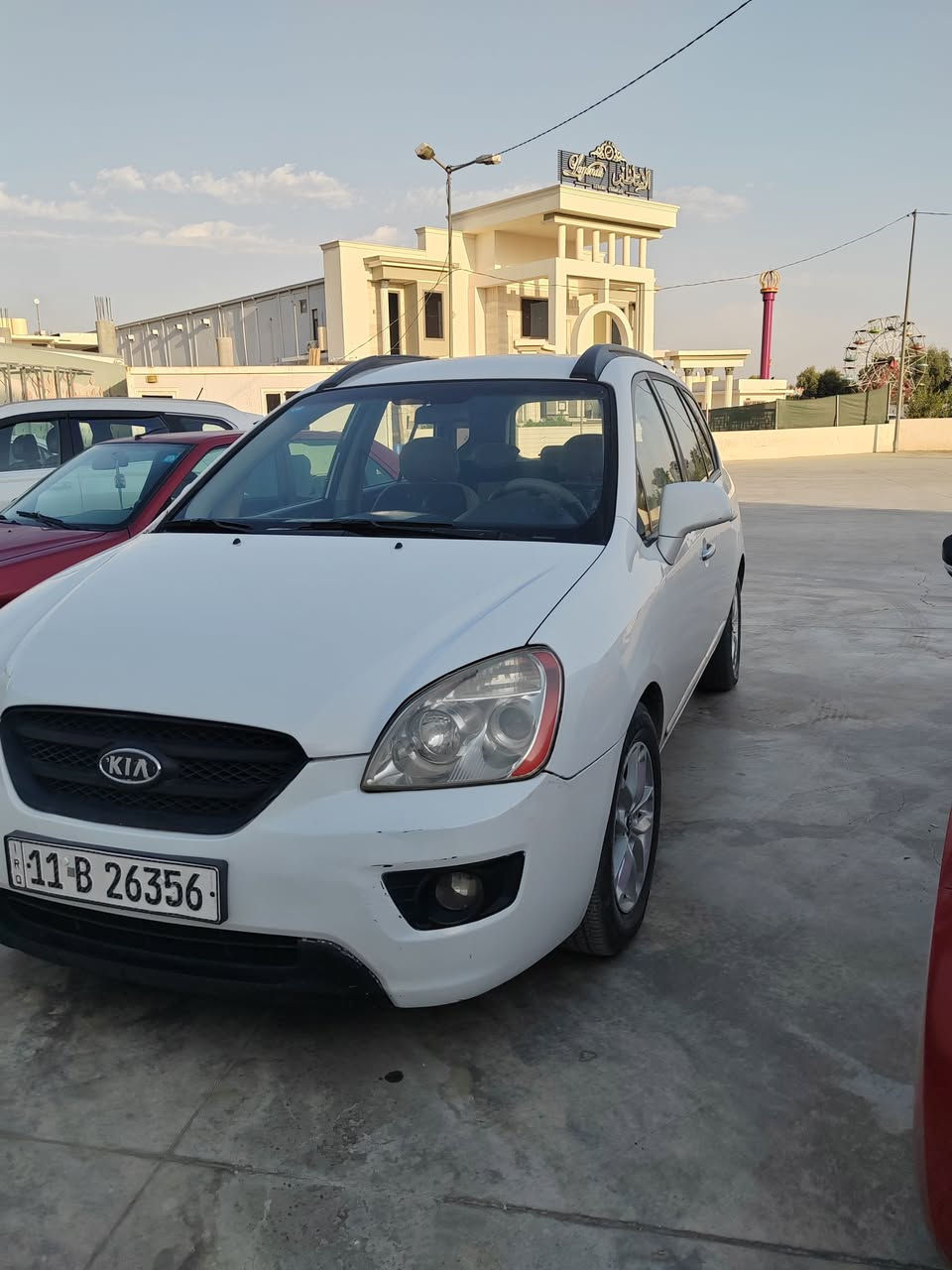 كيا روندو 2008
محرك6 سلندر  2700
باسمي (اني شرعيها) 
رقم بغداد الحديث (مسطرة)
شرط التحويل
كير ومحرك شرط
وتبريد أيضآ 
بيها ٣ قطع
 ١) جاملغ الامامي الايمن  معدل عل بارد 
٢)والجاملغ الخلفي بي شبرين معجون 
٣) والباب الخلف السايق صبغ
بدون دواخل شرط
السعر 109
للإستفسار الاتصال على الرقم
***********

