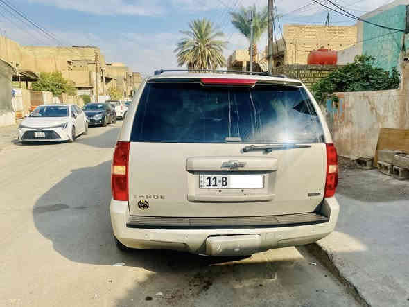 للبيع ‏‎تاهو 2009 LTZ فول مواصفات
‏‎وارد كندي
‏‎سياره جاهزه بدون نقص
‏‎مكفولة من كلشي
‏‎السيارة ماشي كلش قليل (183 )الف فقط
‏‎تبريد ثلج
‏‎رقم بغداد مميز جداً مكرر انكليزي الدولي 
‏‎مواصفات ملكيه
‏‎فتحه سقف
‏‎شاشا دشبول
‏‎كامره خلفيه
‏‎كشنات جلد
‏‎كشنات خلفيه منفصل vip
‏‎كشنات اماميه تدفئه وتبريد
‏‎نضام ثبات
‏‎حساس خلفي
‏‎دوسة ابريك متحركه
‏‎تحكمات استيرن مع قفل سرعه
‏‎تشغيل عن بعد
‏‎  تخم تاير جديد مشلن
حجم 17 FUEL تخم ويل جديد  بلادي اصلي
 اسود+كروم 2019 
‏‎(سياره بيها الجاملغات الخلفية صبغ+البابتين الخلفية و الامامي فقط رش بدون معجون بسبب الجراد والباقي كله مكفول بلاد كفالة الشركة )+ السونار مرفق بالصور
‏‎السعر 190$
‏  بغداد حي العامل
