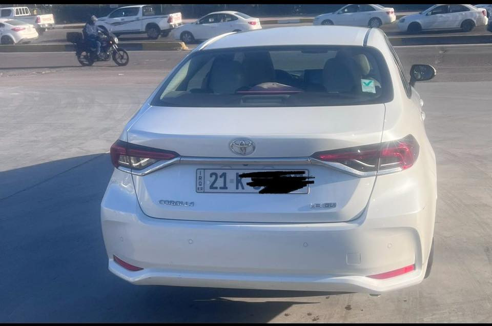 السلام عليكم
تويوتا كورلا 2023 خليجي ضمان شركة SAS 
بصمة تشغيل وابواب وصندوق
قطعتين تبريد
تحكم أستيرن + شاشة ديجيتال
حساسات أمامية خلفية + نظام سبورت
شاحن واير ليس + مري شفط
دوشمة كشنات مخمل
مكفولة كفالة عامة بدون اي قطرة صبغ
رقم سليمانيه سنوية باسمي تحويل ثاني يوم
ماشية 49000 
بغداد / الحبيبية
***********
