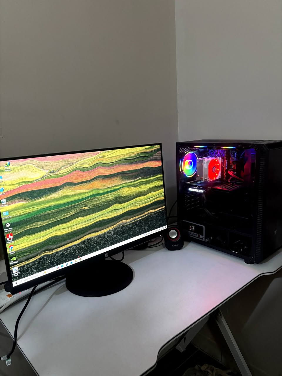 🔥 للبيع حاسبة ألعاب Gaming قوية 🔥
✅ المعالج: Intel Core i5 الجيل التاسع (9400F) — 6 أنوية ✅ كارت شاشة: NVIDIA RTX 3050 سعة 8GB ✅ الرام: 16GB RAM ✅ النظام: Windows 10 Pro 64bit ✅ تدعم DirectX 12
+🖥️شاشه hp 27

🎮 تشغل جميع الألعاب 
💵 السعر 750 الف


**إذا كنت صاحب هذا الإعلان وتريد حذفه لأي سبب، رجاءا أرسل رسالة إلى الدعم الفني**