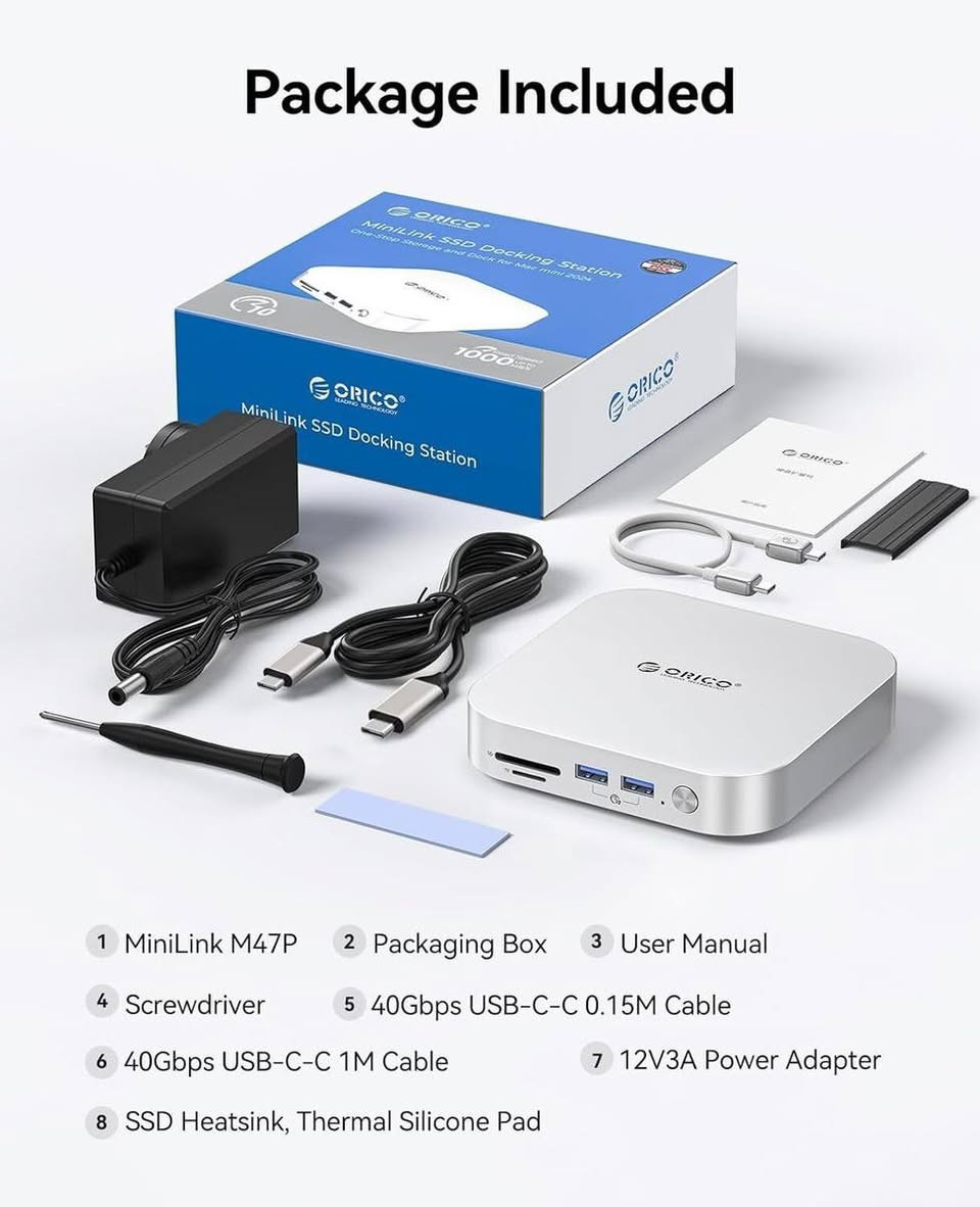 السلام عليكم متوفر
راك هارد للماك ميني m4
يتحمل هاردين nvme
يدعم 40gbps
يجي وياه كيبيلين واحد متر
واحد 0.15
الاستفسار خاص


**إذا كنت صاحب هذا الإعلان وتريد حذفه لأي سبب، رجاءا أرسل رسالة إلى الدعم الفني**