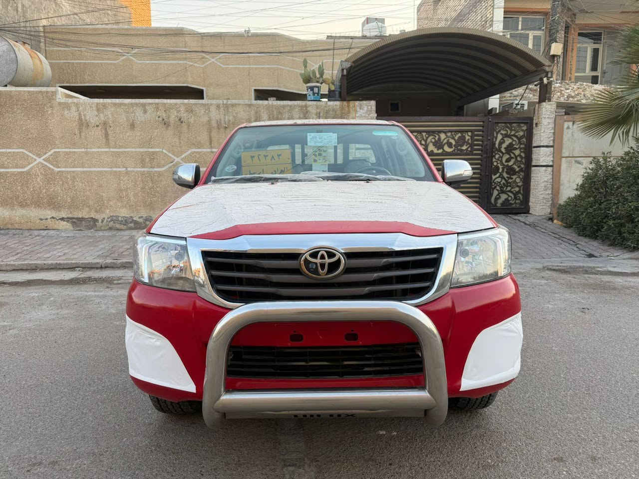 تويوتا هايلوكس بيكم 2015 اصل  فورويل شركة سيد نهرو اصل
سياره مكفوله كفاله عامة من صبغ بارد تبديل وشخط مخزونه
ماشيه 80 KM حقيقي سبير ما نازل سياره كله بوضع الشركه
 سيارة حيل نضيف  رقم اربيل الماني بسمي تحويل مباشر 
تخم تاير مال الشركه برجستون اصلي
 سيارة محرك كير شرط ما مفتوح
كتلوكات الشركه كله موجوده 
فابلون شركه قماره وبنيد اصلي 
ستيكرات الوكالة كله موجوده 
كاعيات الشركه ما مفتوحه ولا مفروشه
السعر 247 ورقه بيه مجال بسيط 
مكان السيارة بغداد
رقم الهاتف ☎️
***********
