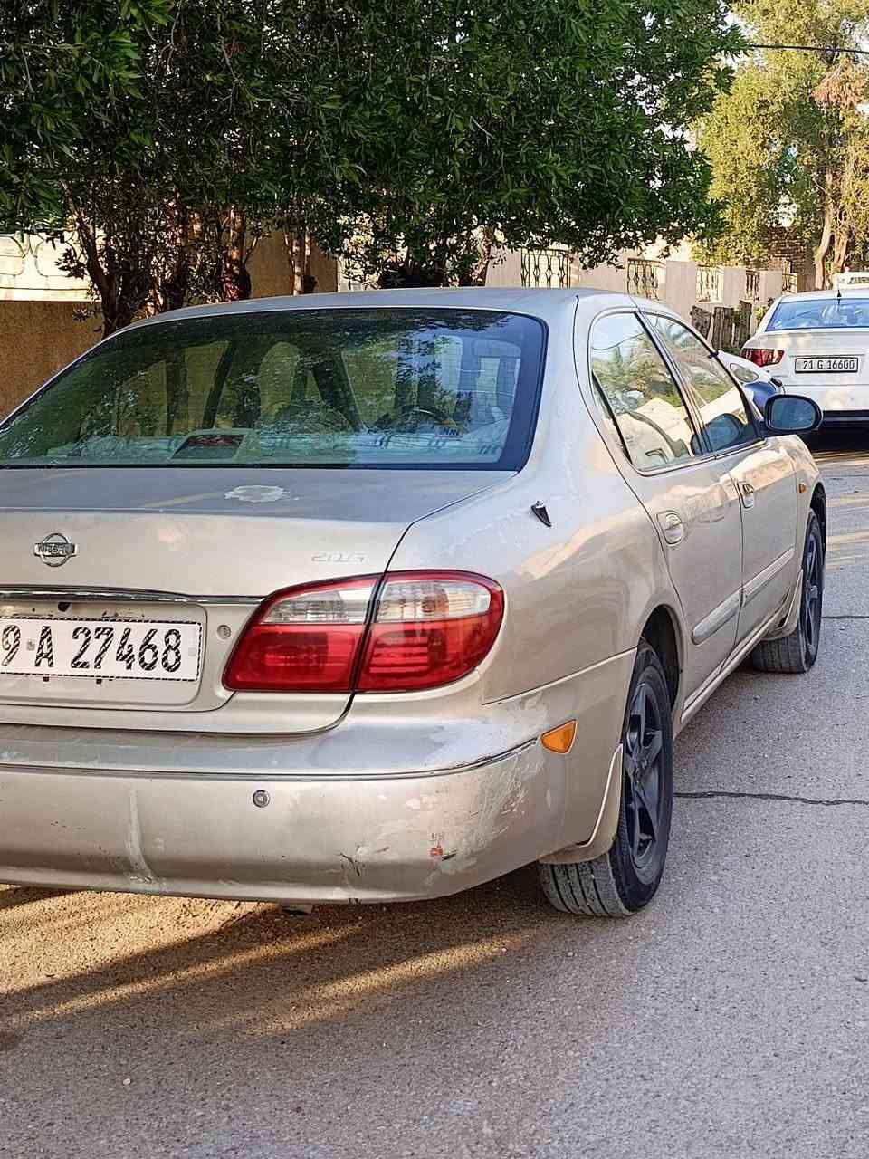 نيسان مكسيما رقم واسط دولي مجدد هزه جديده سنويه لل30
محرك 3000
السيارة مكفولة من الضربه 
كهربائيات كلها شغاله 
كير ومحرك مكفولات 
بيع او مراوس 
السعر 50
مكان السيارة واسط الكوت الحسينية 
***********
***********
