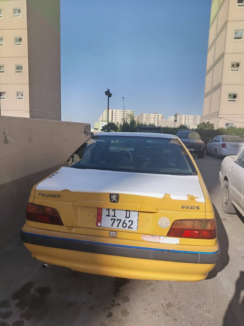 السلام عليكم
بيجو بارص للبيع ٢٠١٠

نضيفه وخير من الله
مكفوله من كلشي

مصفره هيه وغرامات

باسمي تحويل ثاني يوم

سعرها ٣٥

هاتف ***********
