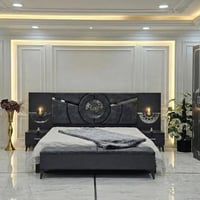 غرف نوم تركية • خشب متين • رمادي–تاميم