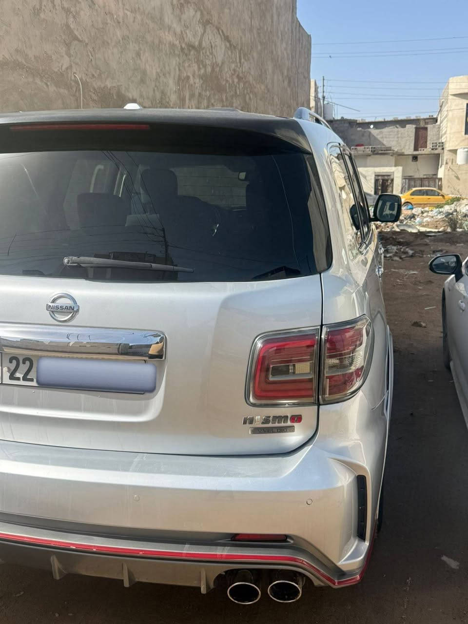 نیسان باترول ارماده مودیل 2017 كلين مکفوله بالکامل دعامیات محدثه نیسمو السياره جدیده كفاله عامه بدون صبغ عده بارد بالجاملغ الخلفي 4 أصابع محرك5600 صدر حداديه كله جاهز رقم أربيل دولي بشرط تحويل نفس اليوم السیاره کشنات کھرباء صندوق شفت کهربائي فول بس بدون فتحه السعر 228 ورقه و بیه مجال
 عنوان السياره البصره الجزيره الفيروزيه
***********
