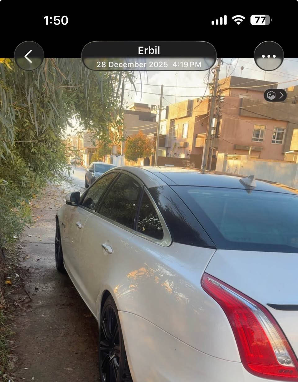 بيع أو مراوس 
سيارة حيل نظيف مثل الشركة
بيع أو مراوس حسب القناعة
جاكوار XJL V6 - 2013
مكينة : 3000 سوبرجارج مرغوب
عدد الأميال :175 ألف كلمتر
سیارە فول مواسفات
ضرر: ما به أي ضربة بس باب سکن سبغ بدون دواخل
السعر 125$ و شويه معمله
سيارة خليجية شركة سردار ضمان
گیر و مکینە بشرط
سیارة باسمي سنوية حتى 2024
رقم جديد  
و سيارة باسمي تحويل مباشر 
مکاني أربیل
ملاحظة / سيارة عليه غرامة 500$ نزل من سعر

***********
***********
***
جاگوار XJL 
2013 
فرۆشتن یان گۆڕینەوە بە سەیارەیەک بە دڵم بێت
سەیارەکە لە سەر دەقی شەریکە ماوەتەوەV6
ماوەی ڕۆیشتن : ١٧٥هەزار کیلۆمەتر
بۆیاغ:دەرگای سەکن بی داخل
پستۆن: ٦ پستۆن
بزوێنەر: 3000 سوپەر چارج مەرغوب 
 نرخ /125$ کەمیک مجال
کامێرای دواوە - حەساس - گەرمکەرەوەی کوشن - سلاید - دیاریکرنی خێرایی - شاشە - کۆنترۆڵی پلەی گەرمی ئۆتۆماتیکی - ٦ پەڕەشووت - لایتی پێشەوەی زینۆن - لایتی پێشەوەی لید - کۆنتڕۆڵکردنی خزان - شاشەی داشبۆرد - ڕادار
سەیارەکە ڕادارە فول فول مواسەفاتە 
شەریکەی سەردارە خەلیجیە 
زۆر لۆکە 
گێڕ و مەکینەی بە شەرت بەناو کردن بە شەرت بە ناوی خۆمە سەنەوی بەسەر چوەو رەقەم نویە 
تيبينى سياره كه 500$ غرامه ى له سه ره 
***********
*********** أربيل, العراق
