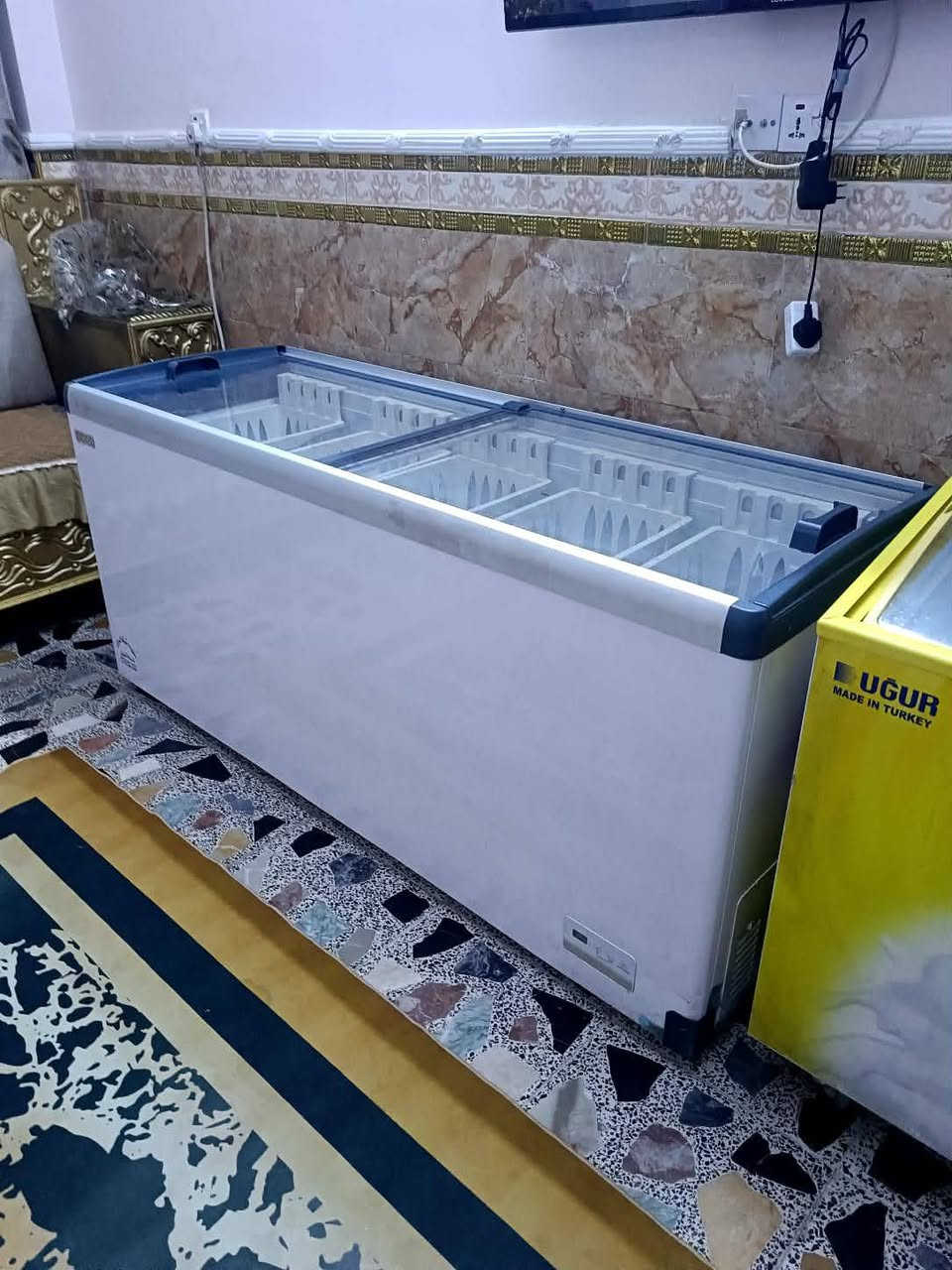 مجمدات للبيع عدد ٥ جدد نضافة ١٠٠/١٠٠ مستعملات قليل 4 منهن حجم ١٦ قدم والبيضة حجم مترو٨٥ مداخلات تصليح مكت
اني بغداد مدينة الصدر اي استفسار الاتصال علا الرقم 
***********
