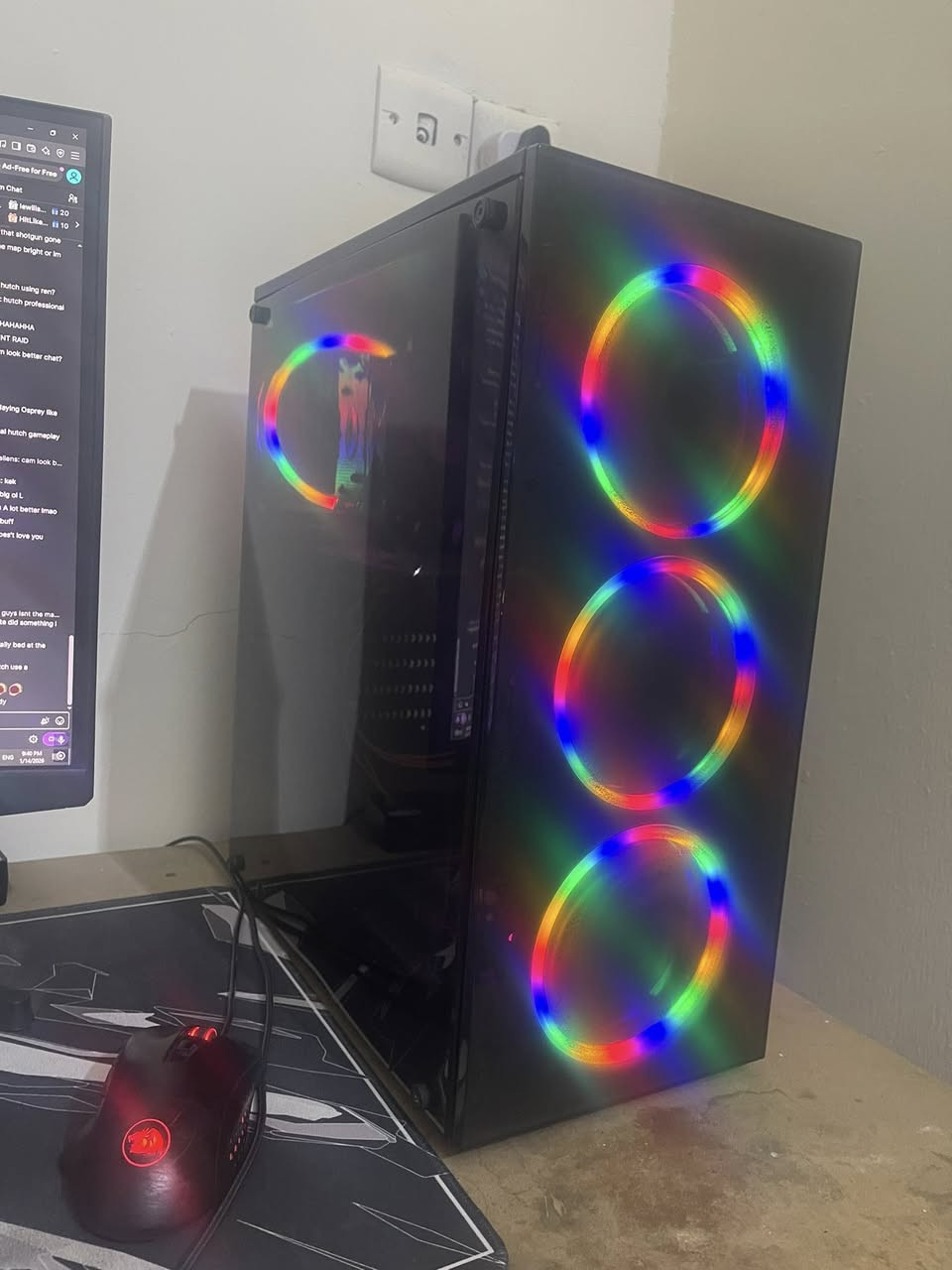 السلام عليكم 

للبيع كيس فقط سعر 400 الف 
I5 10400f 
GTX 1660 asus 6g vram
16g ram 3600
M.B h410m-h gigabyte
Ssd 256g
Hdd 1T
P.S 650W thermaltake
كيس نفسه الي بالصور 👇

اذا حاب تشتري راسلني عالخاص او واتساب رقم ***********
