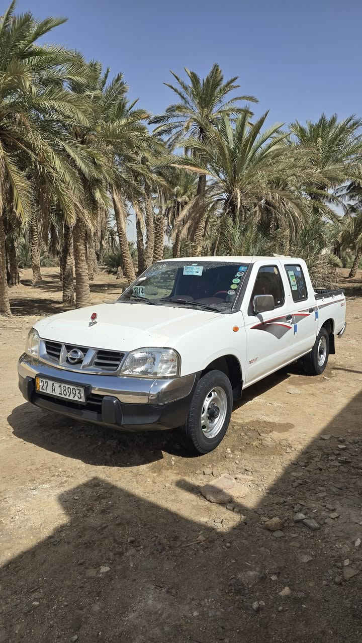 #للبيع
نيسان 2014 مكفولةكفالة عامة جديدة كلش علة وضع شركة

رقم نكليزي مشروع وطني سنوية جديدة تحويل مباشر

السيارة جاهزة من كلشي ماتصرف عليهة ربع

المكان،،،،، سماوة      السعر 144$

الاتصال ***********
