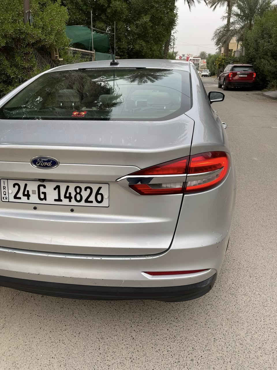 فورد فيوجن 2019 محرك 2500
سعر ١٢٧ 

تنفس طبيعي

حادثها سطحي بدون دواخل بنيد وجاملغ جهة السكن

ضايفلها منظومة غاز LPG ببغداد 

وبعدها تحت الضمان

سيارة كير محرك والبدي كله بشرط 

ومكفول سيارة متصرف عليها ربع دينار

(تخم تاير جديد دهن كير ومحرك جديد) 

(سستم صوت ضايفلها 6 سماعات مع دمامات خلفية)

(لايتات ناصي وعالي led)

(داش كام ماركة ازدووم الاصلي... 

تصوير امامي مع مقصورة

 القيادة هدية مع السيارة) 

رادار امامي جانبي السيارة صفر مسج

بأسمي رقم دهوك

مكانها بغداد القادسية 

***********
