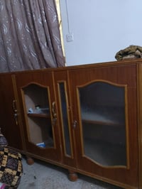 بوفية • خشب صاج • عيب بسيط